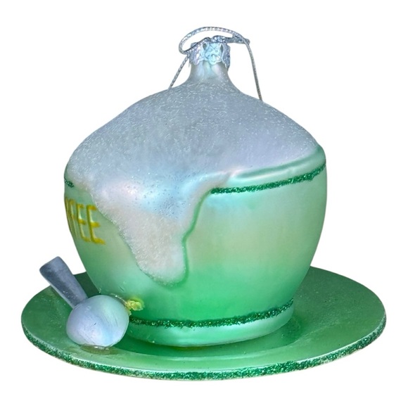 Kris Kringl Irish Coffee Cup Glass Ornament - Picture 7 of 12